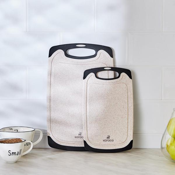 Karaca Daily Granit Desenli Krem 2'li Kesme Tahtası - Image 1