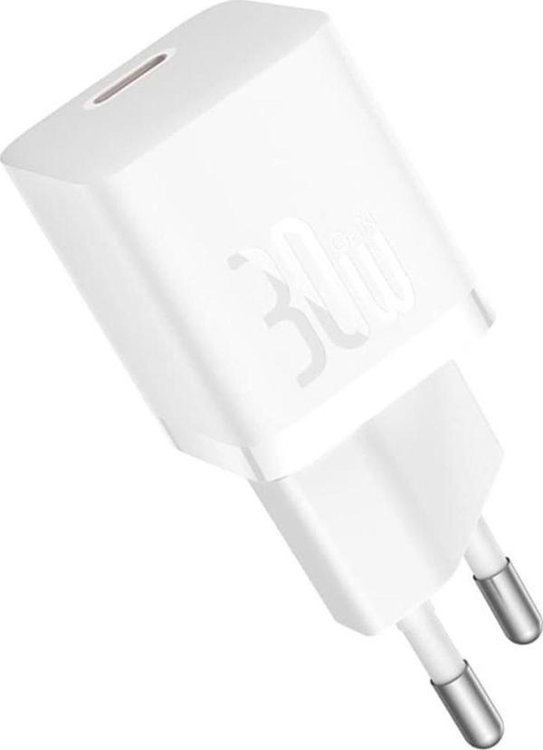 Baseus GaN5 mini Fast Charger PD 30W-Beyaz - CCGN070502 - Image 1
