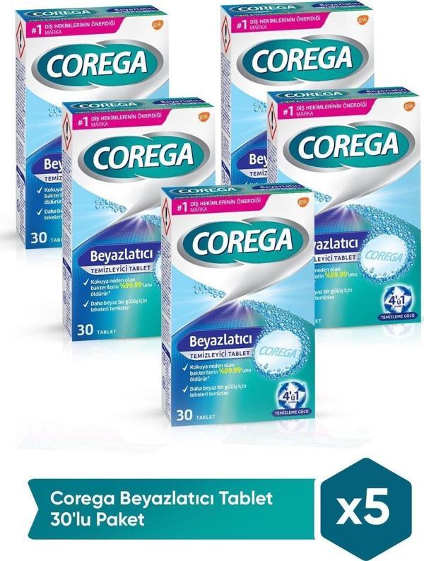 Corega Temizleyici Tablet 150 Adet (30x5) - Image 1