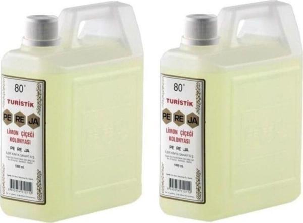 Pereja 80 Derece Limon Kolonyası 2 Adet 1000 Ml - Image 1