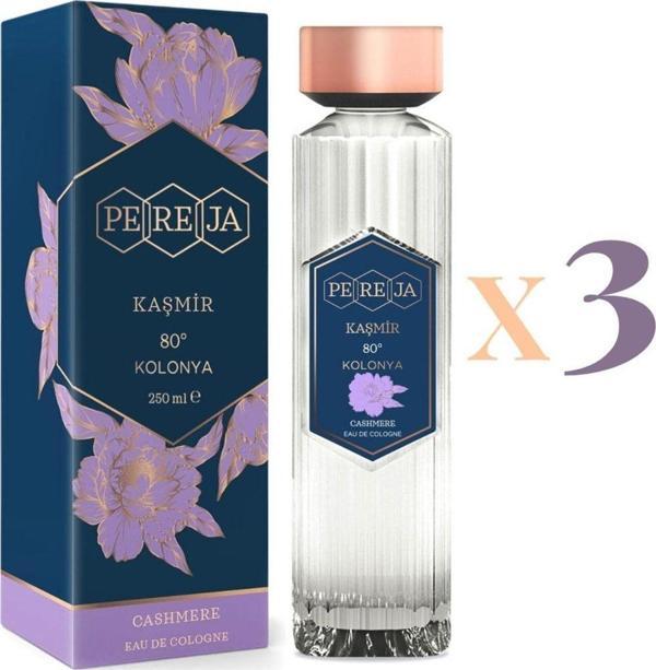 Pereja Parfümlü Kolonya Kaşmir 250ml 3 Lü Set - Image 1