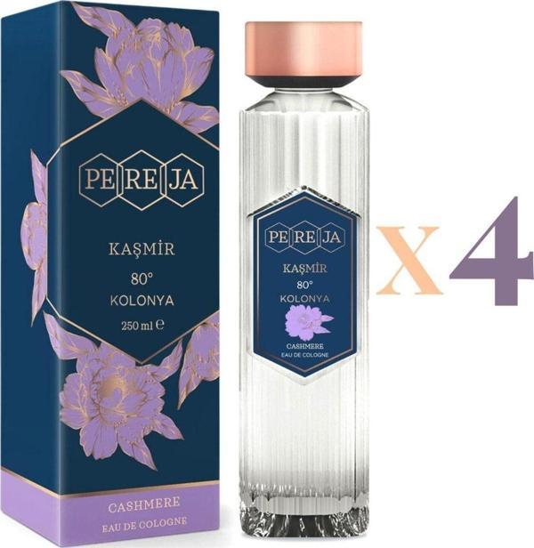 Pereja Parfümlü Kolonya Kaşmir 250ml 4 Lü Set - Image 1