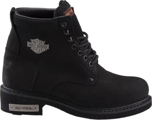Harley Davidson Gibson Erkek Bot Siyah Nubuk - Image 1
