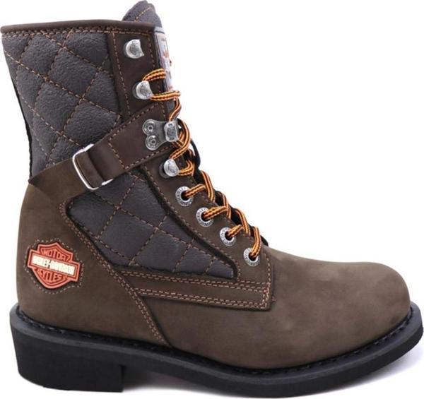 Harley Davidson New Worker Erkek Bot Koyu Kahve - Image 1