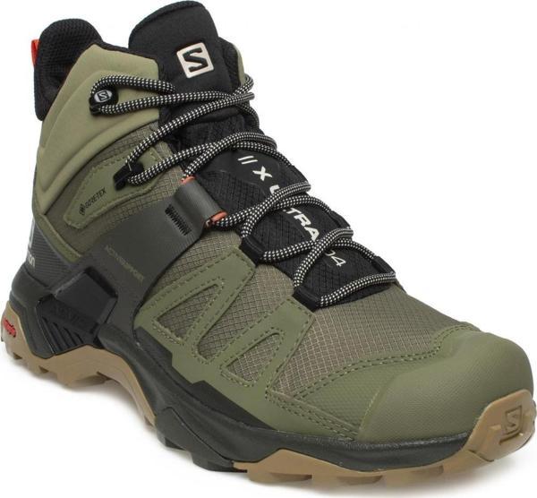 Salomon 412941 M X Ultra 4 Mid Gtx Haki Erkek Ayakkabı - Image 1