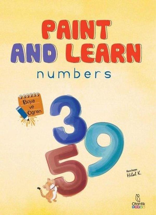 Paint and Learn: Numbers - Boya ve Öğren - Otantik Kitap - Image 1
