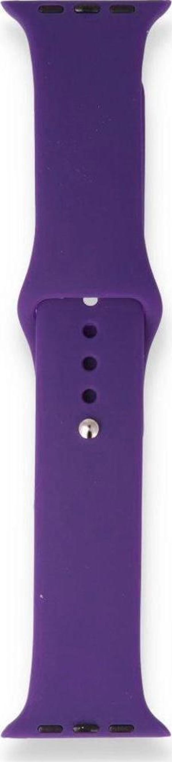 FitCase Apple Watch 42/44/45/49 mm Uyumlu Klasik Silikon Kordon - Image 1