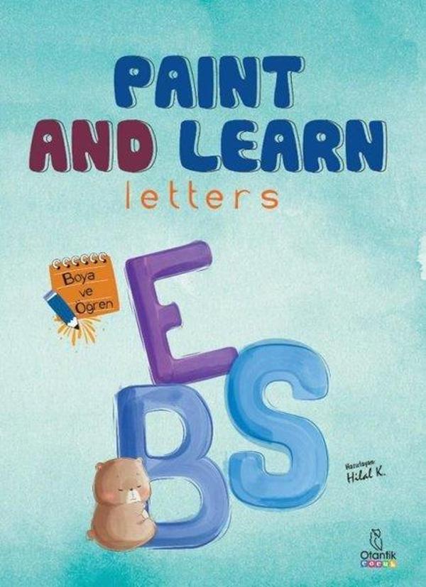 Paint and Learn:  Letters - Boya ve Öğren - Otantik Kitap - Image 1