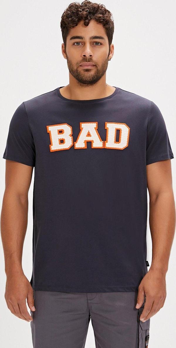 Felt Antrasit Baskılı Erkek Tişört - Image 1