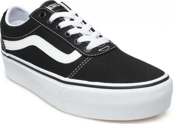 Vans Vn0A3Tlc W Ward Platform Sneakers Siyah Unisex Spor Ayakkabı - Image 1