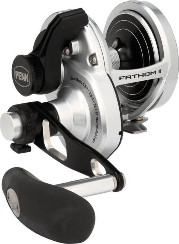 Penn Fathom II Lever Drag 2 Speed Trolling Olta Makinesi Standart-10XNLD2 - Image 1