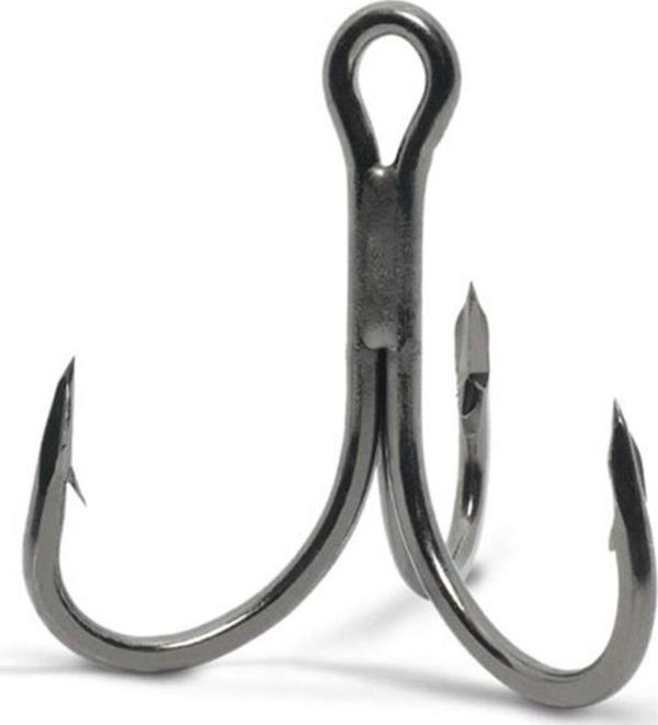 Vmc Hypercut 6x Strong Üçlü Olta İğnesi 7560 BLACK NIKEL-NO:1-0 - 5LI - Image 1