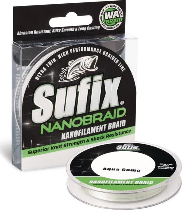 Sufix Nano Braid İp Misina AQUA CAMO-0.06MM - 100MT - 3.3KG - Image 1