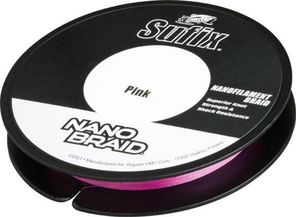 Sufix Nano Braid İp Misina PINK-0.08MM - 100MT - 3.7KG - Image 1