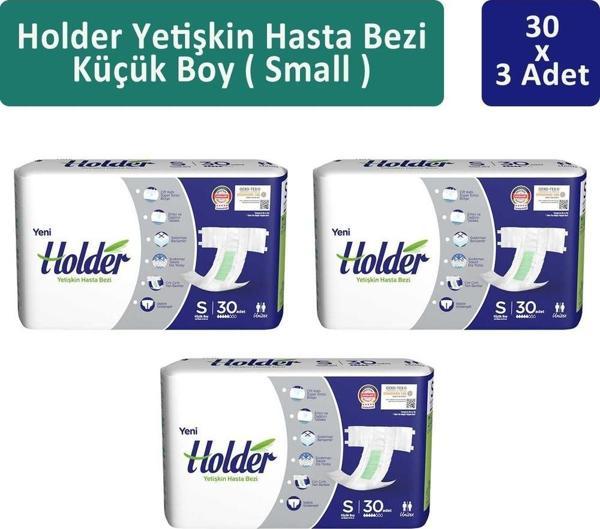  Holder Yetişkin Hasta Bezi Küçük Boy ( Small ) 30 x 3 Adet - Image 1
