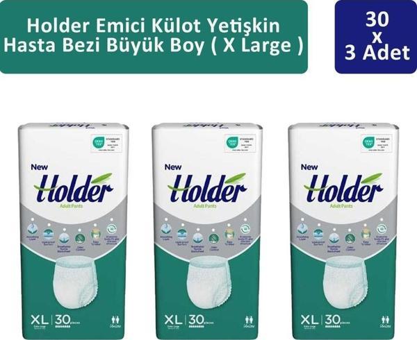 Holder Emici Külot Yetişkin Hasta Bezi Büyük Boy ( X Large ) 30 x 3 Adet - Image 1