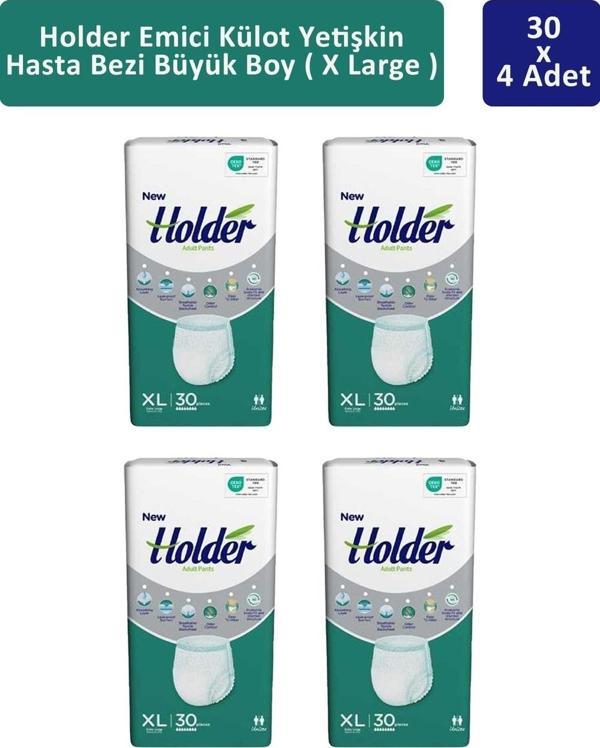 Holder Emici Külot Yetişkin Hasta Bezi Büyük Boy ( X Large ) 30 x 4 Adet - Image 1