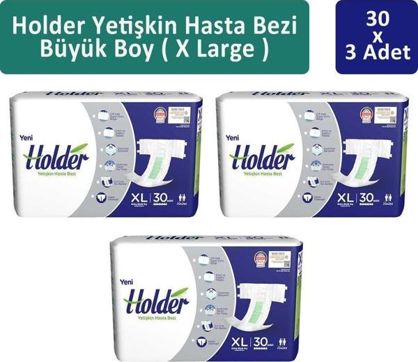 Holder Yetişkin Hasta Bezi Ekstra Büyük Boy ( X Large ) 30 x 3 Adet - Image 1