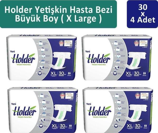 Holder Yetişkin Hasta Bezi Ekstra Büyük Boy ( X Large ) 30 x 4 Adet - Image 1