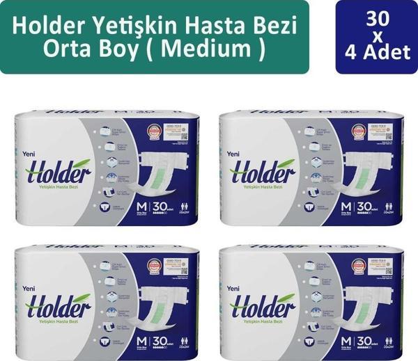 Holder Yetişkin Hasta Bezi Orta Boy ( Medium ) 30 x 4 Adet - Image 1