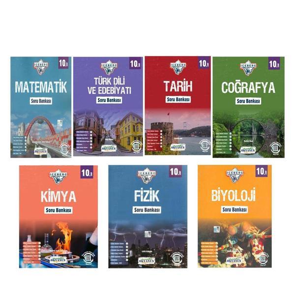 Okyanus Yayınları 10.Sınıf ICEBERG Soru Bankası Seti 7 Kitap - Okyanus Yayıncılık - Image 1