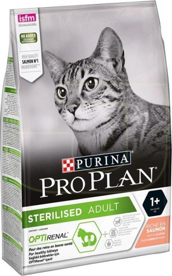 Pro Plan Sterilised Kısırlaştırılmış Somonlu Kedi Maması 10kg - Image 1