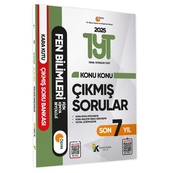2025 YKS-TYT FEN Bilimleri Karakutu Konu Konu Çıkmış Soru Bankası ÖSYM Son 7 Yıl Dijital Çözümlü - İnformal Yayınları - Image 1