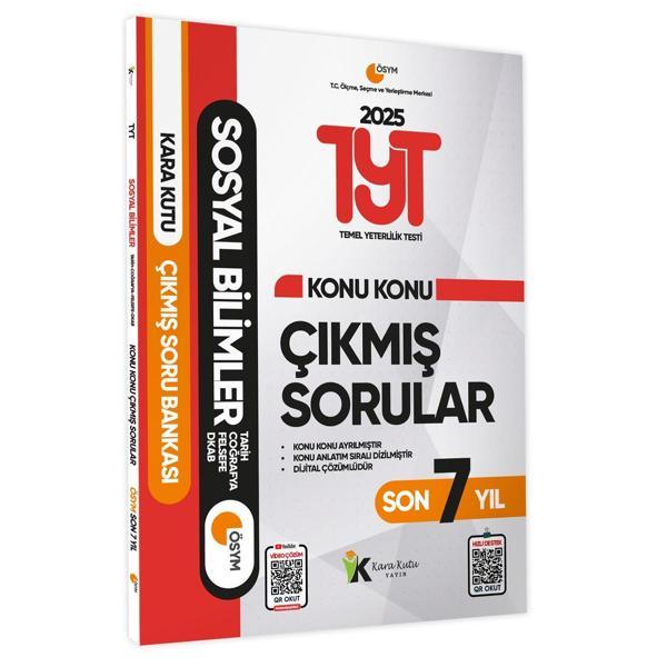2025 YKS-TYT Sosyal Bilimler Karakutu Konu Konu Çıkmış Soru Bankası ÖSYM Son 7 Yıl Dijital Çözümlü - İnformal Yayınları - Image 1