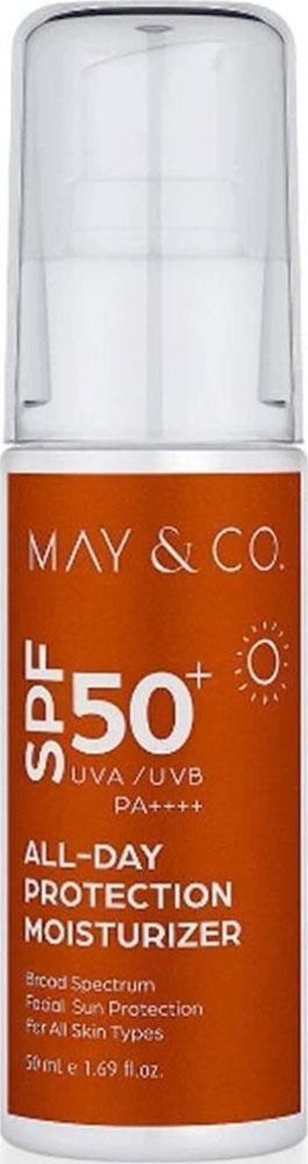 May Co All-Day Protection Moisturizer Spf50+ 50 ml - Image 1