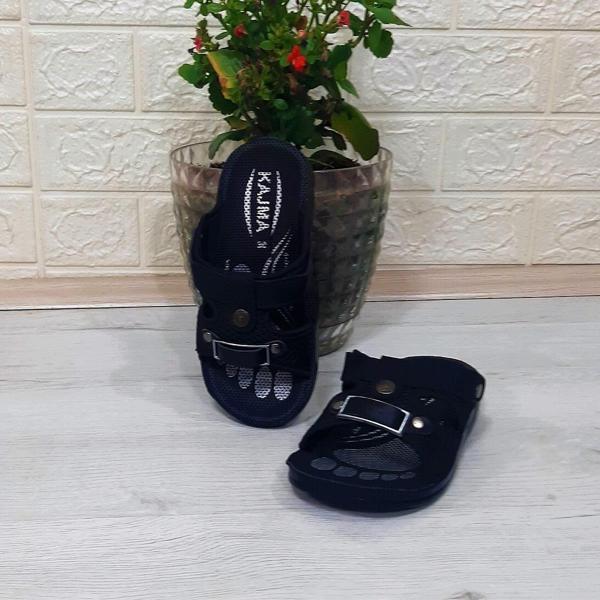 Fiyra Kajma Siyah renk Erkek Çocuk Günlük Terlik - Image 1