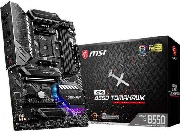 MSI MAG B550 TOMAHAWK Amd B550 Soket AM4 DDR4 5100(OC) M.2 Anakart - Image 1