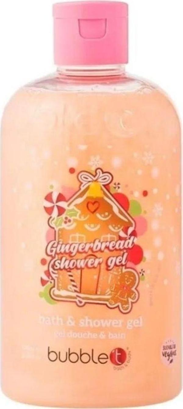 Bubble T Gingerbread Bath & Shower Gel 500 ml Duş Jeli - Image 1