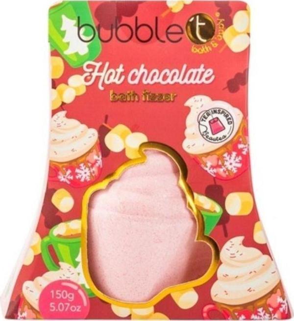 Bubble T Hot Chocolate Bath Fizzer 150 gr Banyo Topu - Image 1