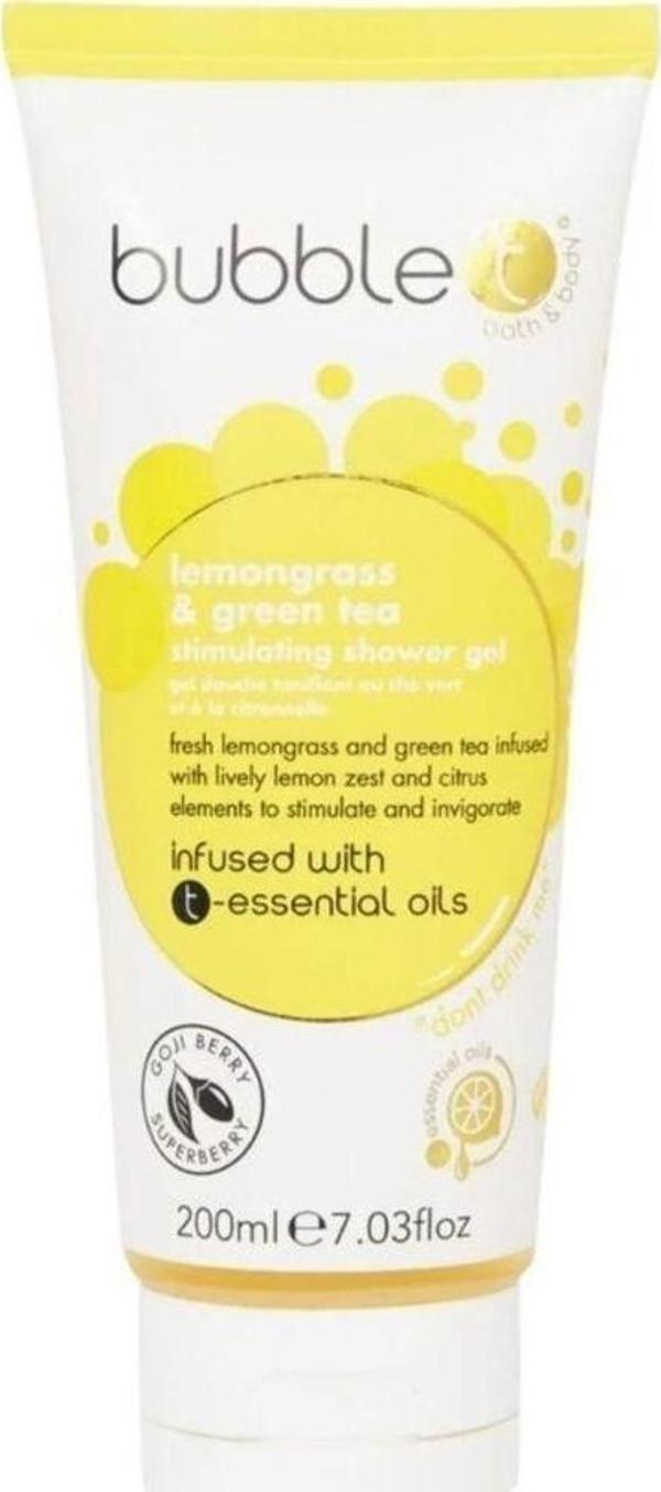 Bubble T Lemongrass & Green Tea Shower Gel 200 ml Duş Jeli - Image 1