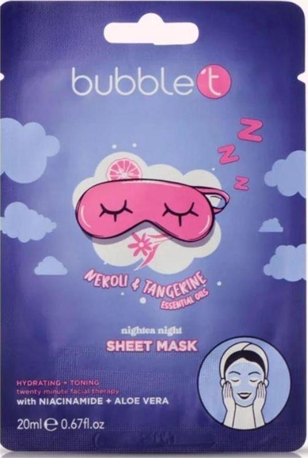Bubble T Neroli & Tangerine Sheet Masks 20 ml Yüz Maskesi - Image 1