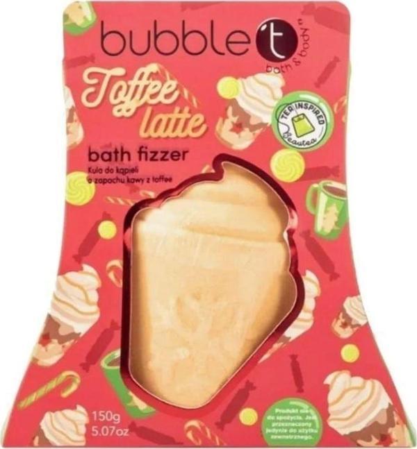 Bubble T Toffee Latte Bath Fizzer 150 gr Banyo Topu - Image 1