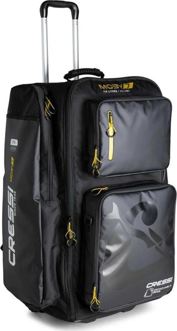 Cressi Moby 7 Tekerlekli Dalış Çantası BLACK-115 L - Image 1
