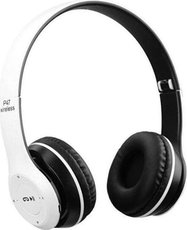 St-3 P47 Beyaz Wireless Baş Üstü Kablosuz Kulaklık - Image 1