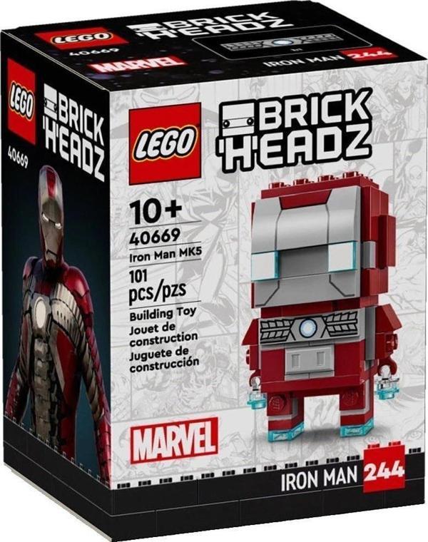 LEGO BrickHeadz 40669 Iron Man MK5 - Image 1