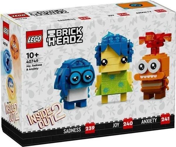 LEGO BrickHeadz 40749 Joy, Sadness and Anxiety - Image 1