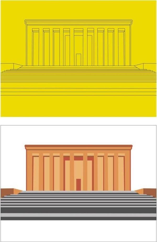 Anıtkabir, 5 Adet Büyük Boy A4, Kum Boyama Kartı Seti-Red Castle KB-RC-055 - Image 1