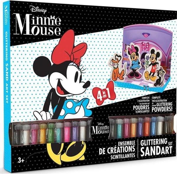 Disney Minnie&Mickey Mouse Tiyatro Sahnesi Büyük Kum Boyama Seti-Red Castle BKS-04 - Image 1