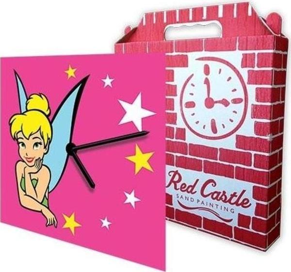 Disney Tinkerbell Saat (Clock) Kum Boyama Seti-Red Castle S-0012 - Image 1