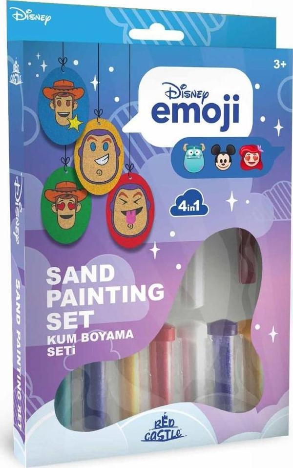 Disney Toy Story Emojiler Eğitici ve Eğlenceli Kum Boyama Seti 4in1-Red Castle DSO-03 - Image 1