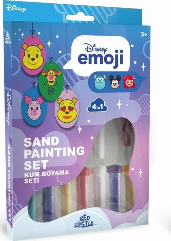 Disney Winnie The Pooh Emojiler Eğitici ve Eğlenceli Kum Boyama Seti-Red Castle DSO-04 - Image 1