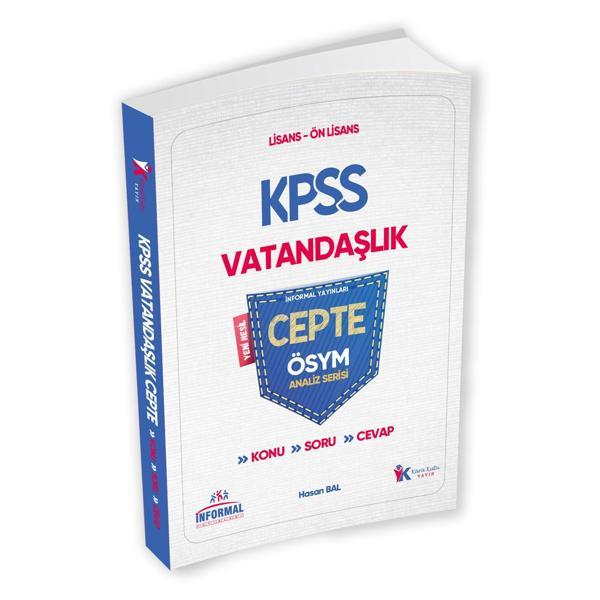 2025 KPSS Vatandaşlık Cepte Konu-Soru-Cevap ÖSYM Analiz Serisi - İnformal Yayınları - Image 1