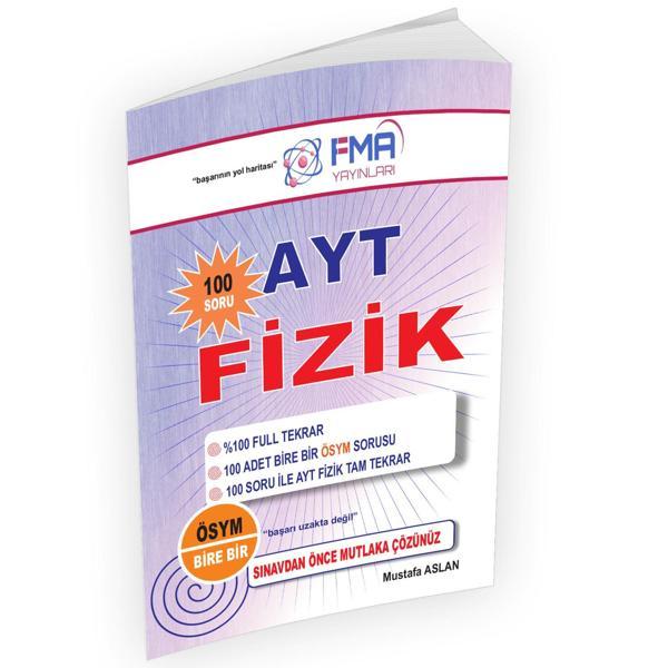 2024 AYT Fizik 100 Soru Full Tekrar Soru Bankası FMA Yayınları - Karakutu Yayınları - Image 1