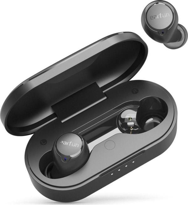 Free 1S Tw100S Siyah 4 Mikrofonlu Enc İpx7 Suya Dayanıklı Bluetooth Kablosuz Kulaklık - Image 1