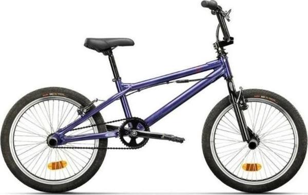 Carraro Conor Rave Bmx 20''Jant 27 Kadro 1 Vites V Fren Bisiklet Akrobasi Bisikleti Mor Siyah - Image 1