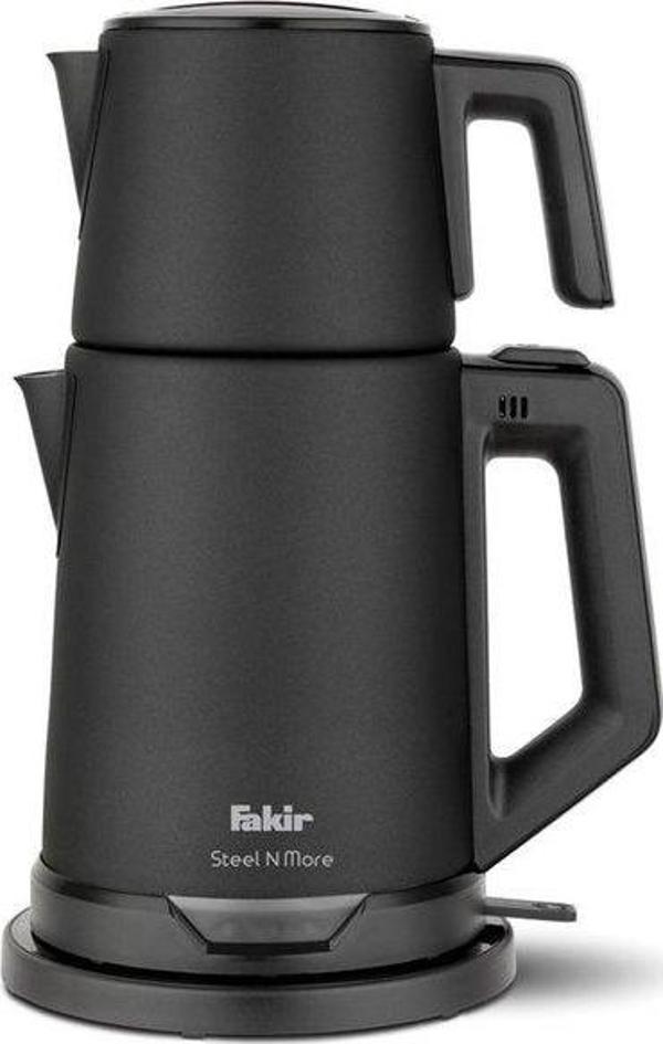 Fakir Steel N More 1650 W Çelik Çay Makinesi Siyah - Image 1